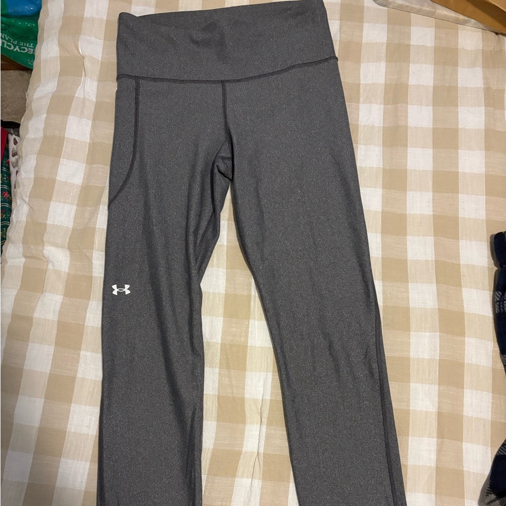 Under Armour Charcoal Compression Leggings 7/8